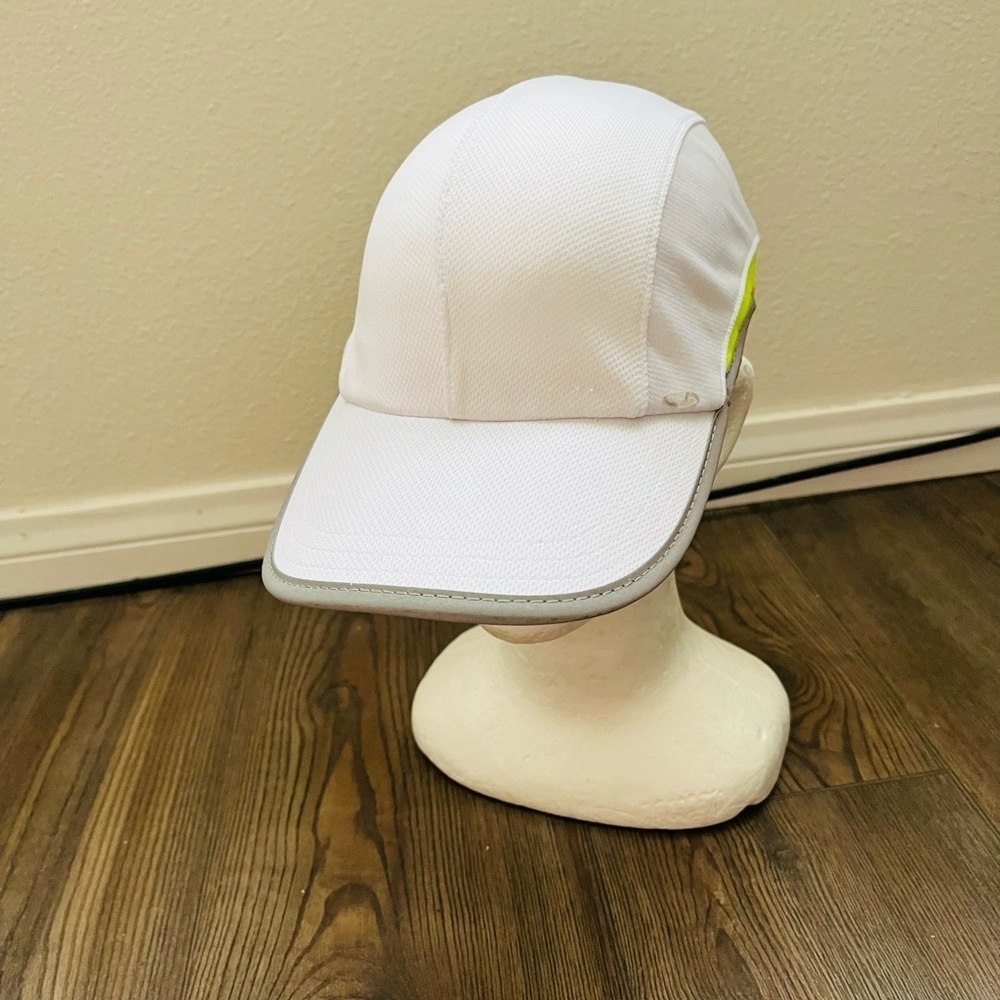 White and Gray Cap